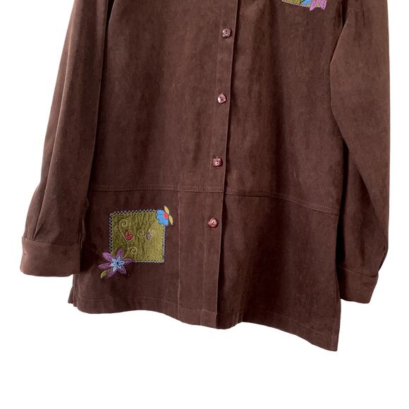 Amanda Smith Dresses button up velour long sleeve size 10 - Picture 4 of 8